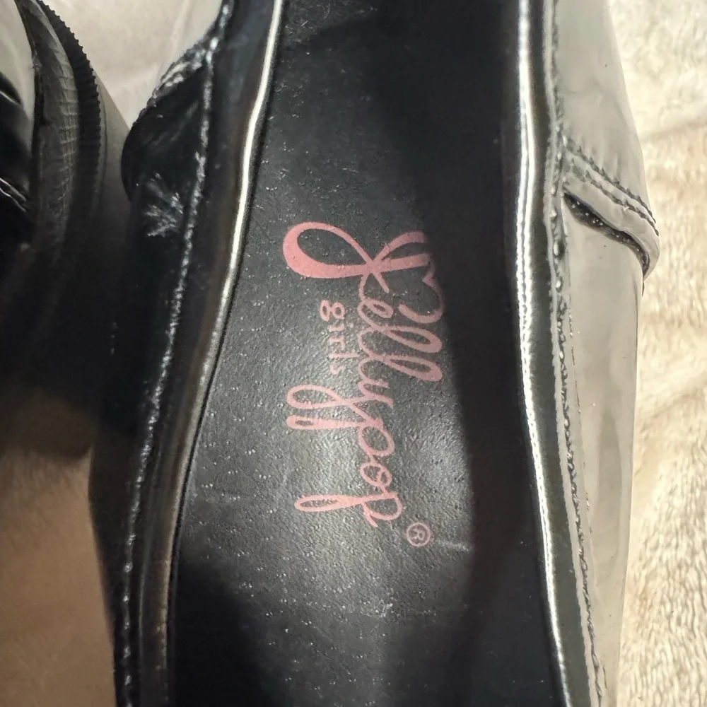 Jellypop Shiny Black Dress Loafers
